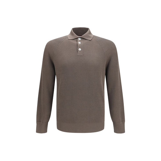 Brunello Cucinelli Brown Cotton Shirt - Timeless Elegance