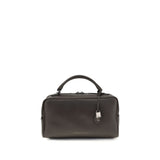 Brunello Cucinelli Brown Calf Leather Bos Taurus Shoulder Bag