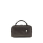 Brunello Cucinelli Brown Calf Leather Bos Taurus Shoulder Bag