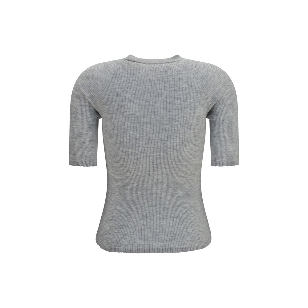 Brunello Cucinelli Gray Cashmere Sweatshirt - SS26