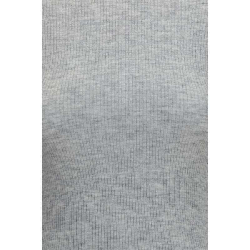 Brunello Cucinelli Gray Cashmere Sweatshirt - SS26