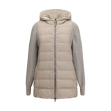 Brunello Cucinelli Gray Polyamide Full-Length Jacket for Women