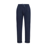 Brunello Cucinelli Blue Polyamide Casual Pants for Women