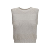 Brunello Cucinelli Beige Cotton Sweatshirt - SS26
