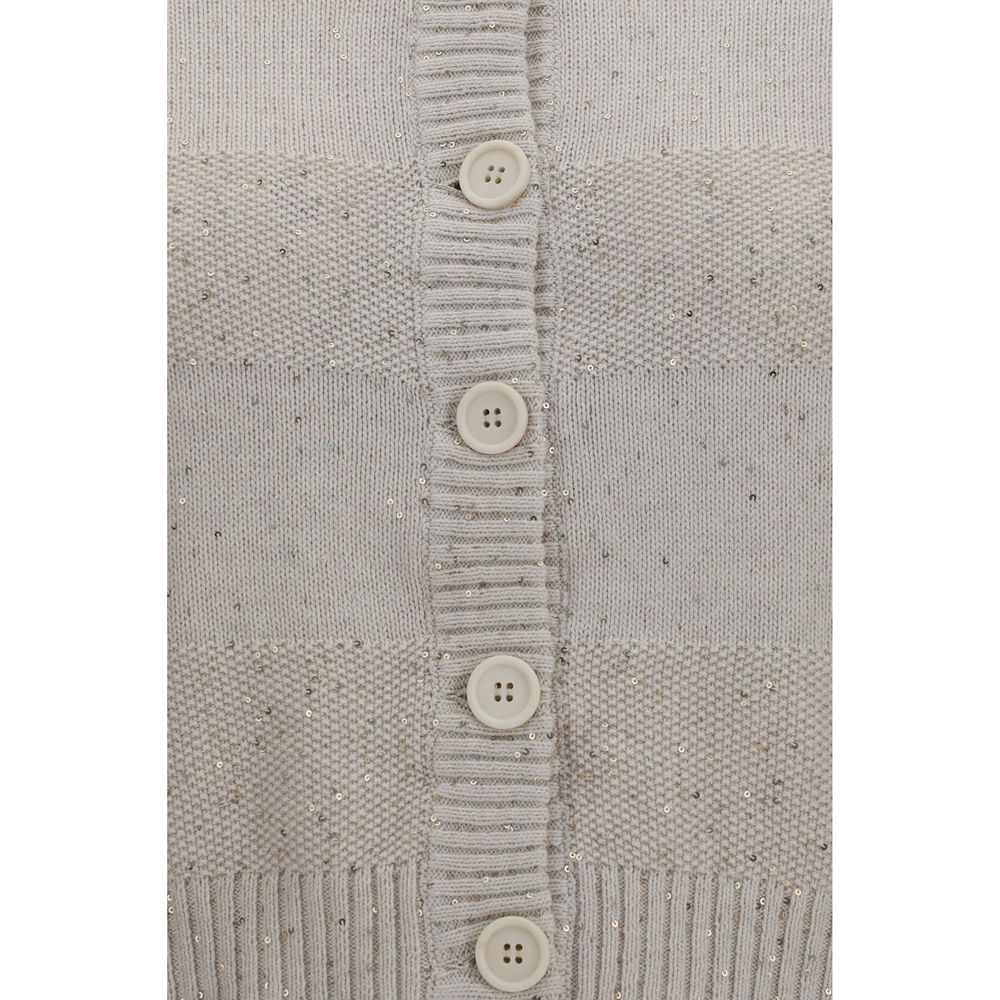 Brunello Cucinelli Beige Cotton Sweatshirt - Elegant & Contemporary