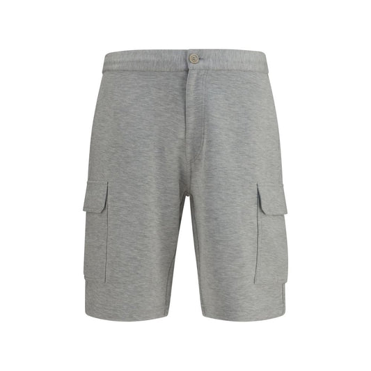 Brunello Cucinelli Gray Cotton Bermuda Shorts for Men