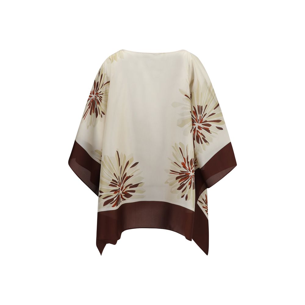 Brunello Cucinelli Multicolor Silk Blouse - Elegance Redefined