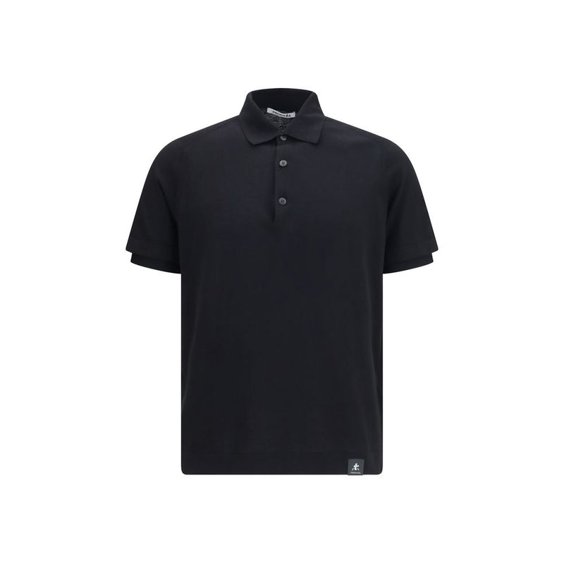 Premiata Black Cotton Polo Shirt - Modern Classic Design