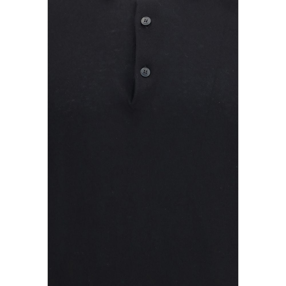 Premiata Black Cotton Polo Shirt - Modern & Refined Design