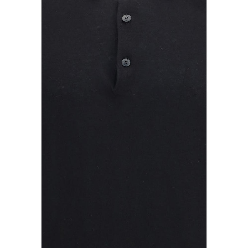 Premiata Black Cotton Polo Shirt - Modern Classic Design