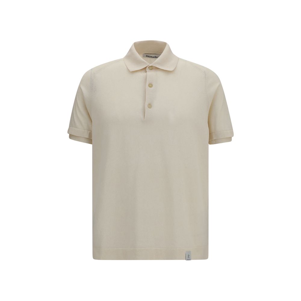 Premiata Beige Cotton Polo Shirt - Modern Fit