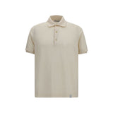 Premiata Beige Cotton Polo Shirt - Modern Fit