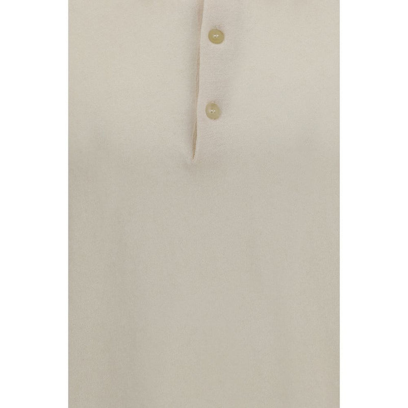 Premiata Beige Cotton Polo Shirt - Modern Fit
