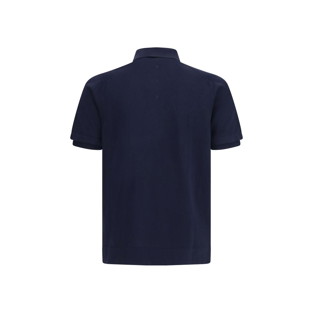 Premiata Blue Cotton Polo Shirt - Modern Fit and Design