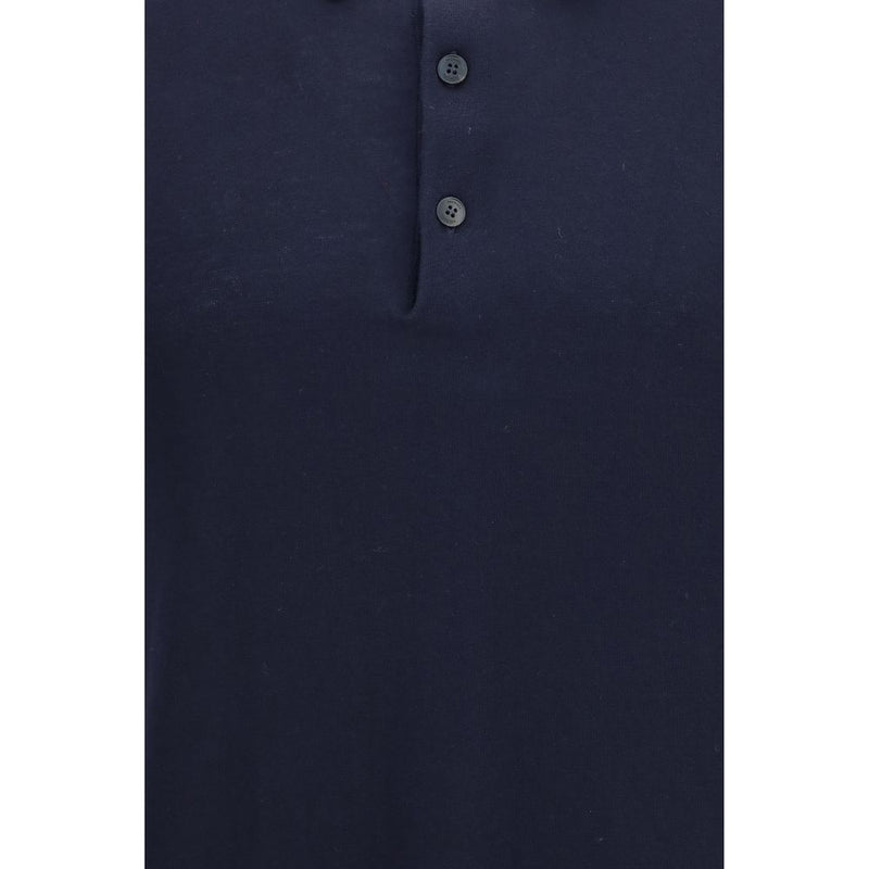 Premiata Blue Cotton Polo Shirt - Modern Fit and Design