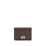 Ganni Brown Recycled Polyester Wallet - Modern & Functional Design