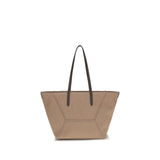 Brunello Cucinelli Beige Cotton Handbag - Elegant Shoulder Bag