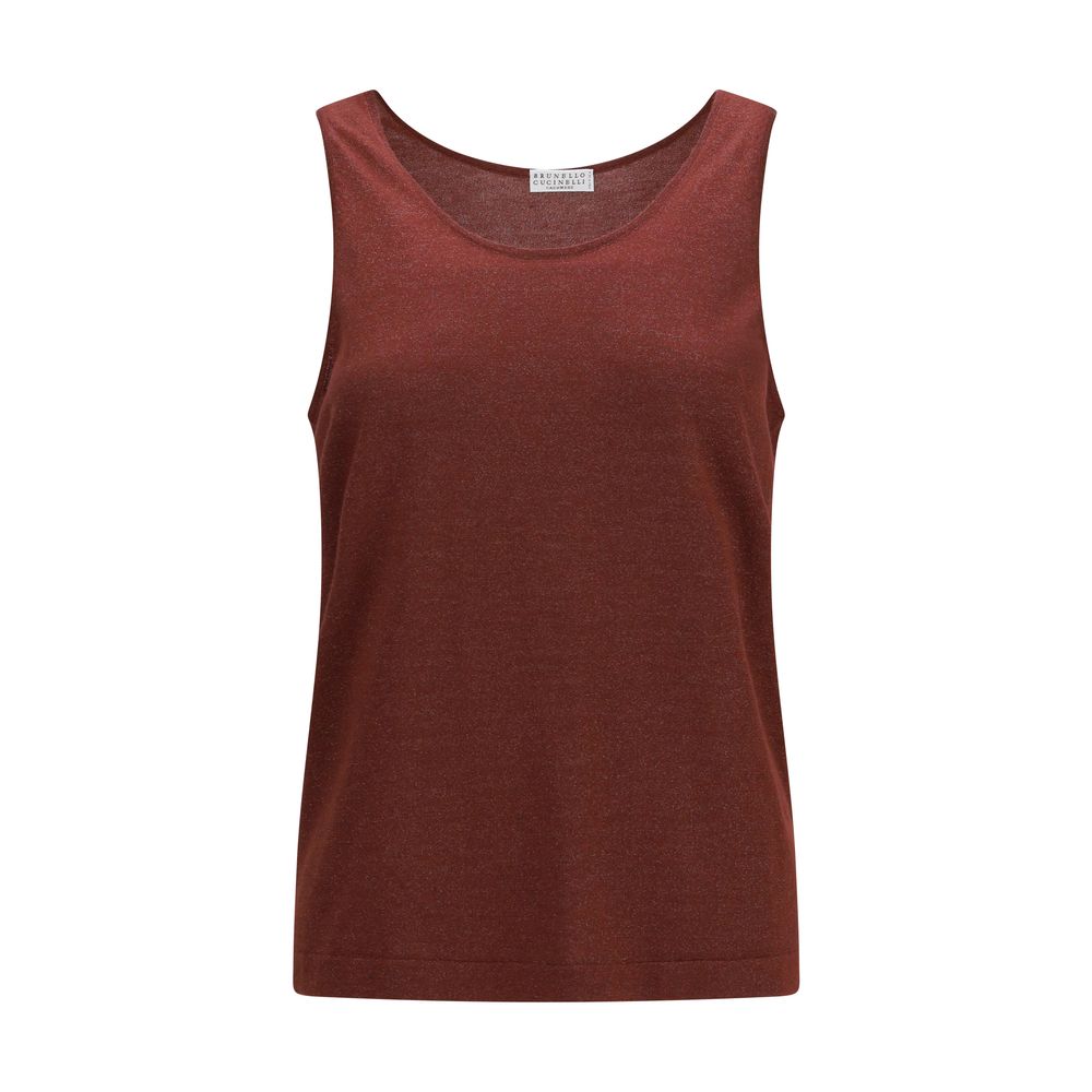 Brunello Cucinelli Multicolor Cashmere Tank Top