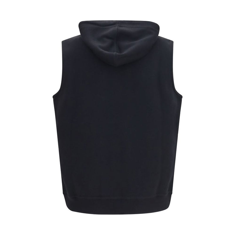 Brunello Cucinelli Black Cotton Sweatshirt - Contemporary Design