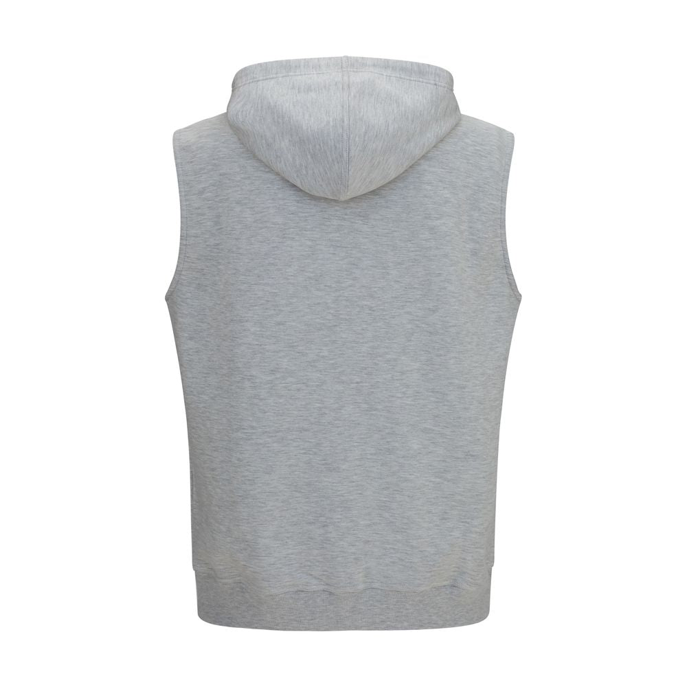 Brunello Cucinelli Gray Cotton Sweatshirt for Men