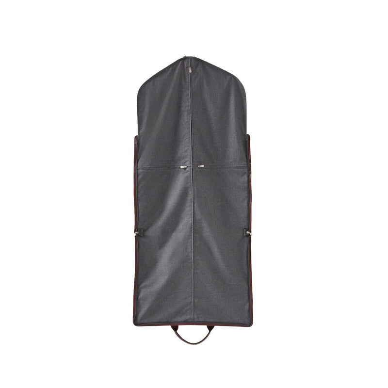 Brunello Cucinelli Gray Garment Bag - Techno Fabric & Leather