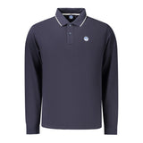 North Sails Blue Cotton Men's Polo - Stylish & Sustainable