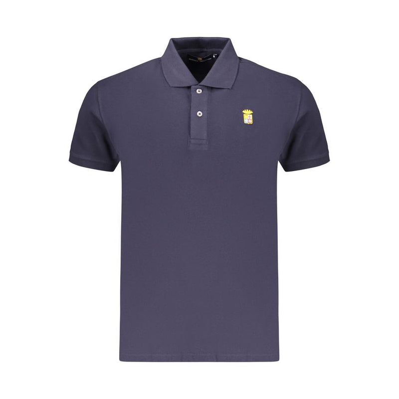 Marina Militare Blue Cotton Men's Polo Shirt