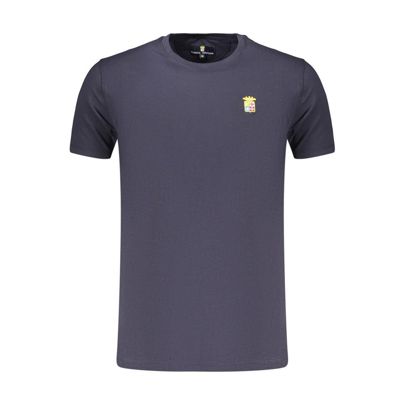 Marina Militare Blue Cotton Men's T-Shirt - Classic Style