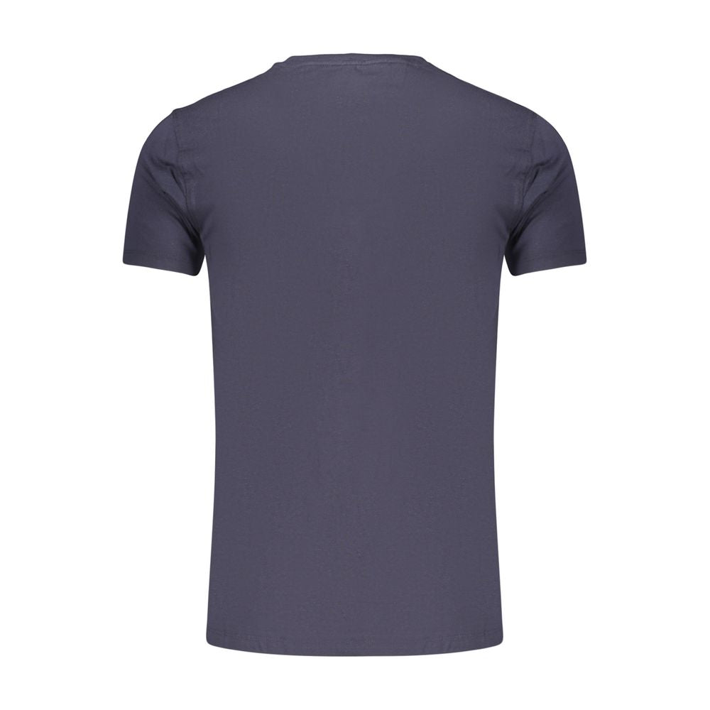 Marina Militare Blue Cotton Men's T-Shirt - Classic Style