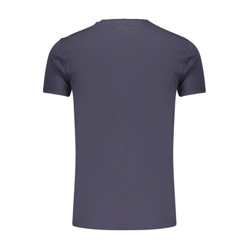 Marina Militare Blue Cotton Men's T-Shirt - Classic Style