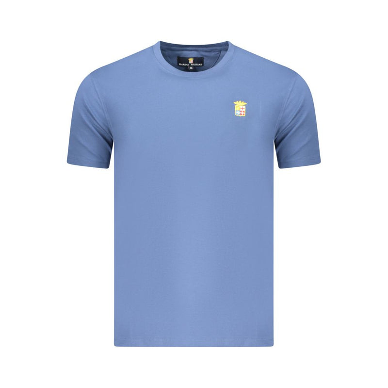 Marina Militare Blue Cotton Men's T-Shirt - Classic Style