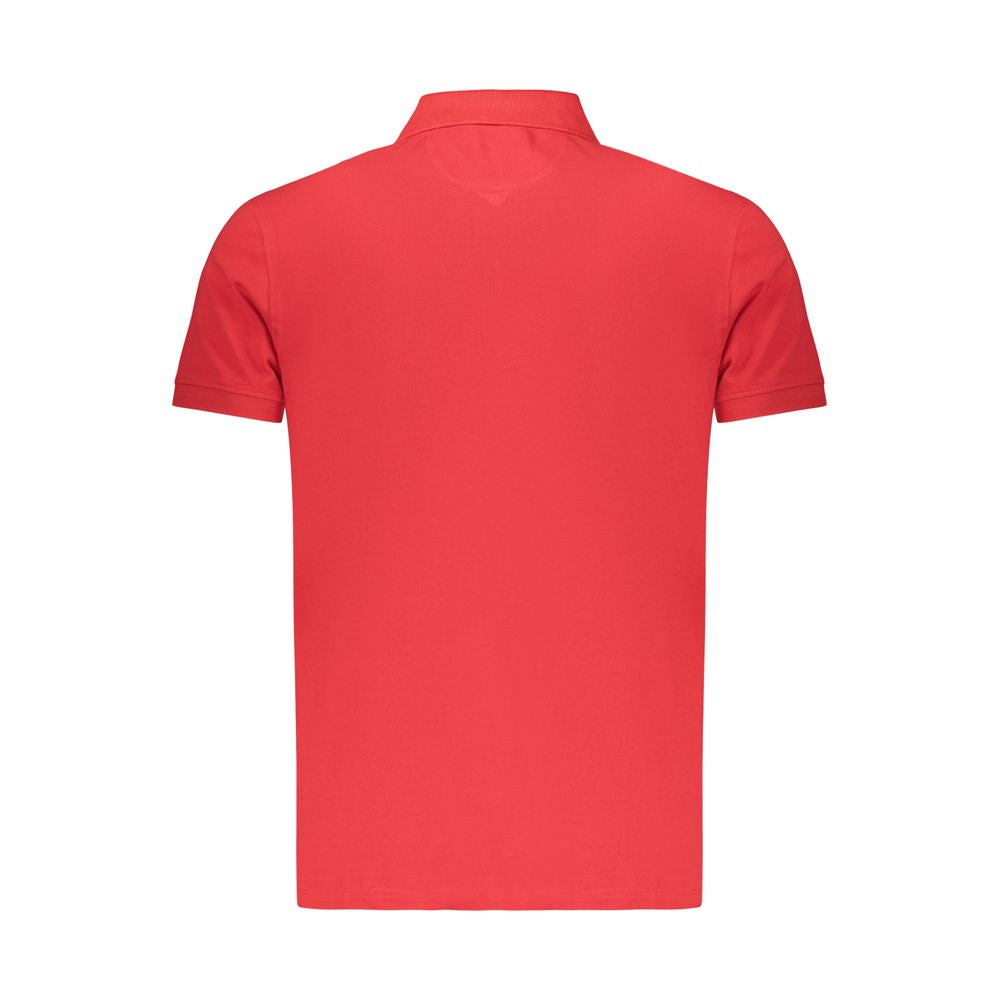 Marina Militare Polo Homme en Coton Rouge