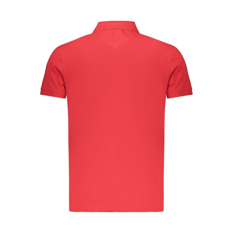 Marina Militare Polo Homme en Coton Rouge