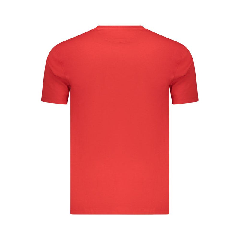 Marina Militare T-Shirt en Coton Rouge pour Homme