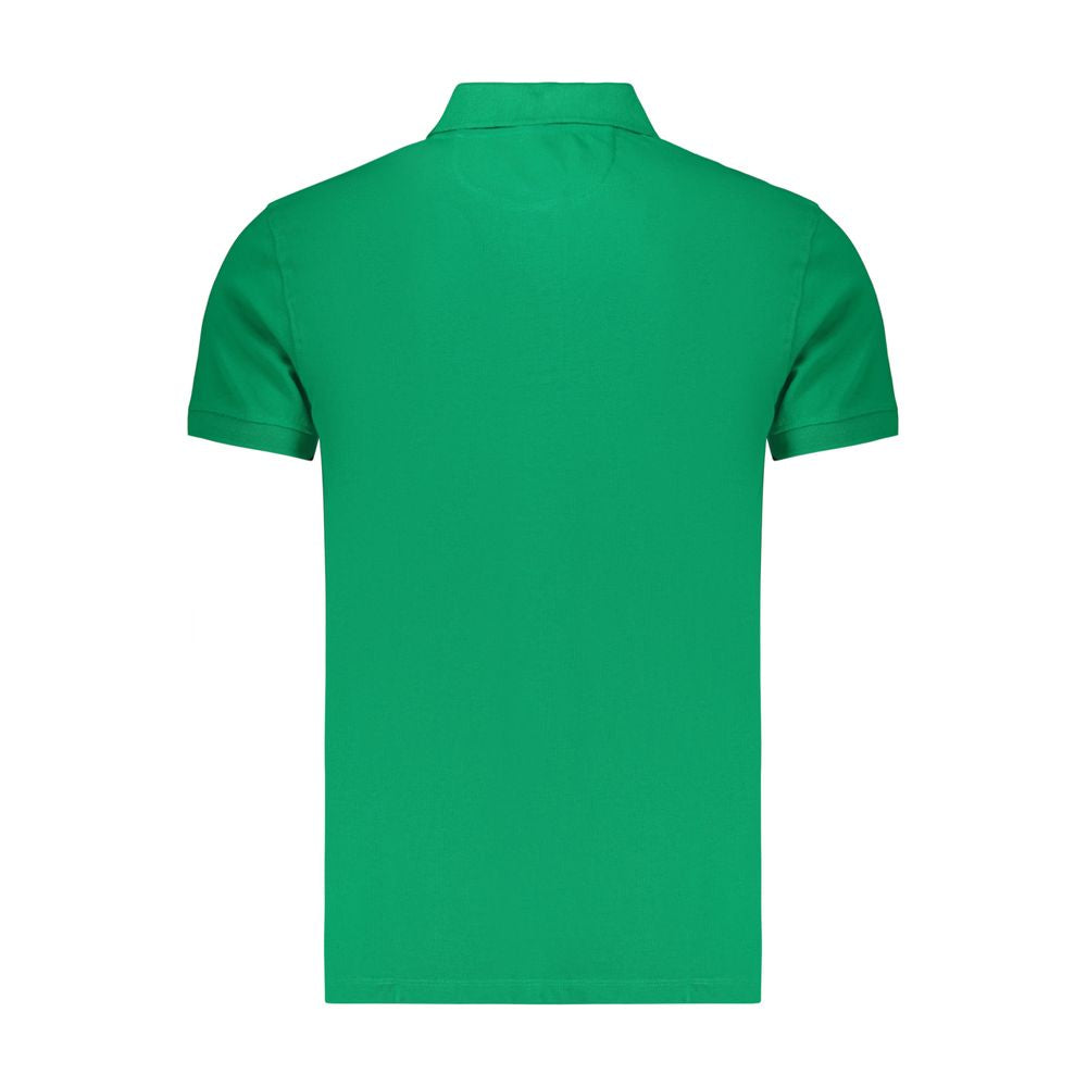 Marina Militare Polo Shirt en Coton Vert pour Homme