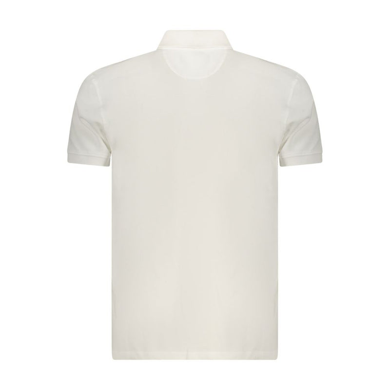 Marina Militare Bianco Cotton Men's Polo - Élégance Décontractée