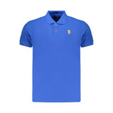 Marina Militare Polo en Coton Bleu pour Hommes