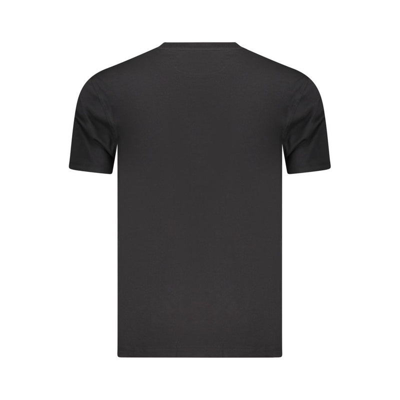 Marina Militare Black Cotton Men's T-Shirt