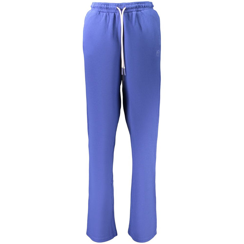 North Sails Blue Cotton Women's Sweatpants for Sporty Chic Style