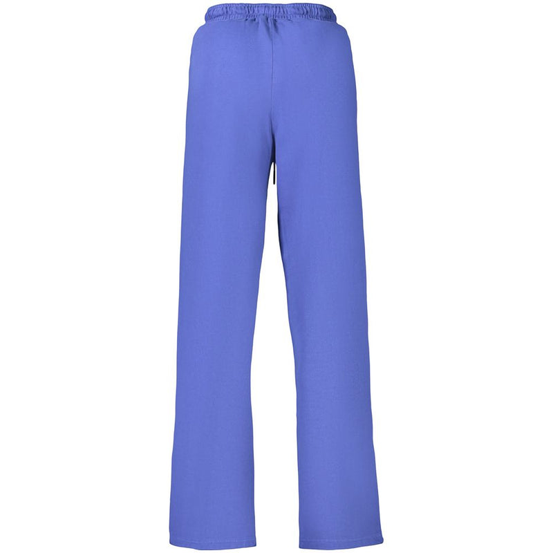 North Sails Blue Cotton Women's Sweatpants for Sporty Chic Style