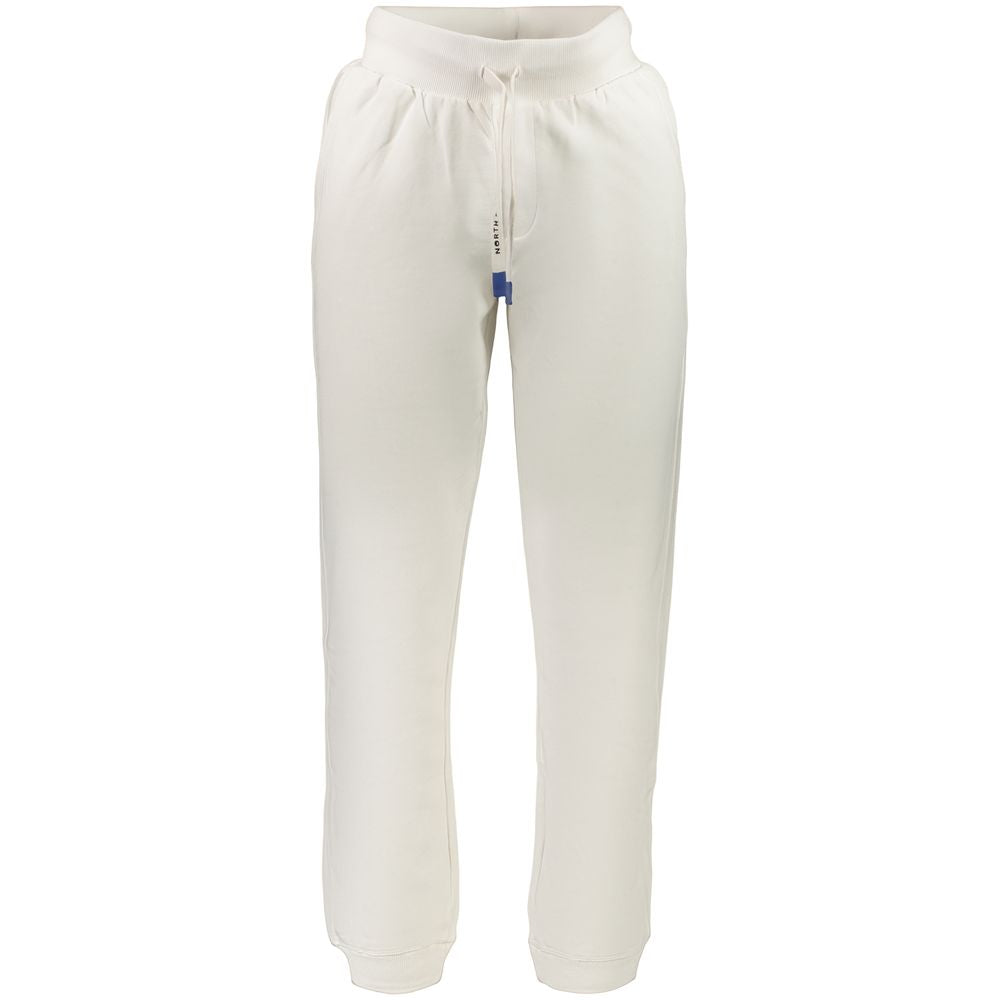 North Sails White Cotton Men's Trouser - Stylish Sportswear