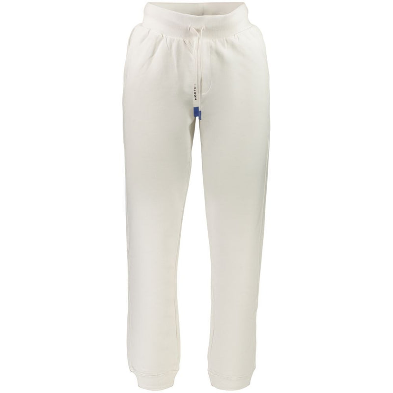 North Sails White Cotton Men's Trouser - Stylish Sportswear