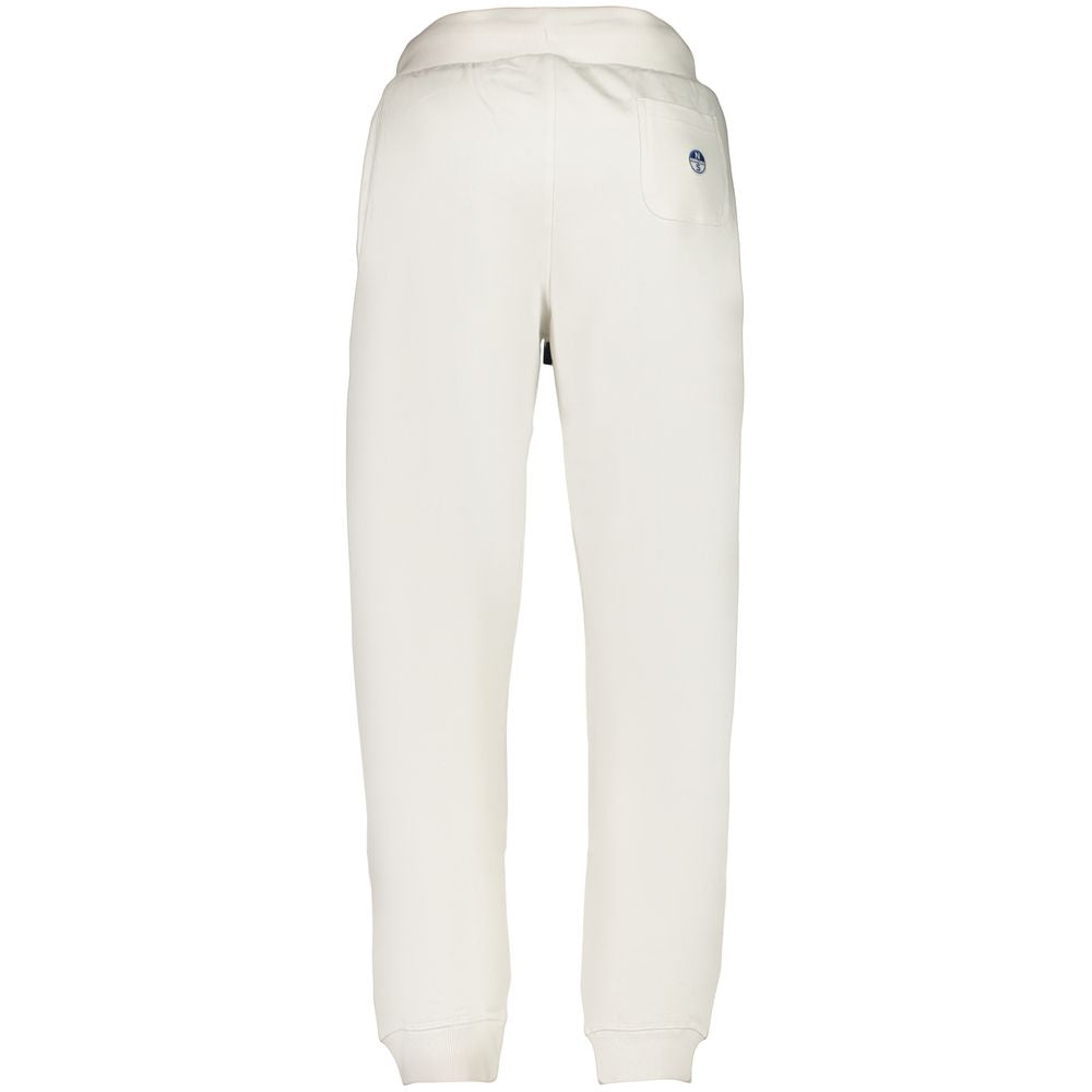 North Sails White Cotton Men's Trouser - Stylish Sportswear