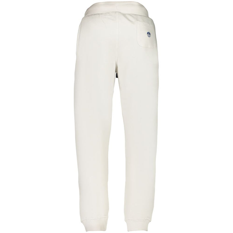 North Sails White Cotton Men's Trouser - Stylish Sportswear