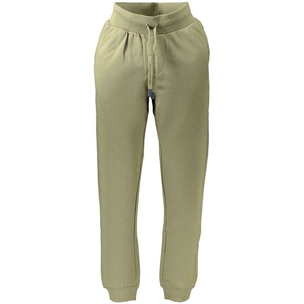 North Sails Green Cotton Men's Trouser - Stylish Comfort