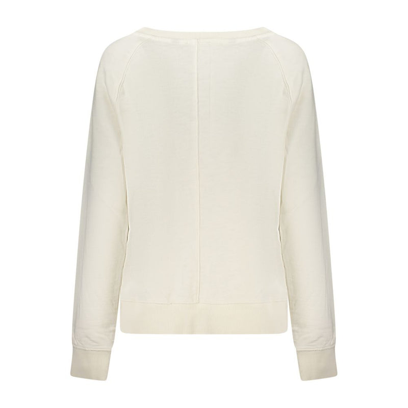 North Sails White Cotton Women's Sweatshirt - Stylish & Sustainable