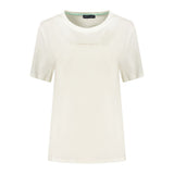 T-shirt en coton blanc pour femmes North Sails Bianco