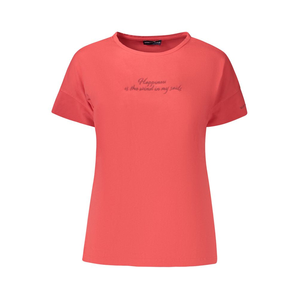 North Sails Red Cotton Women's T-Shirt - Bold Style