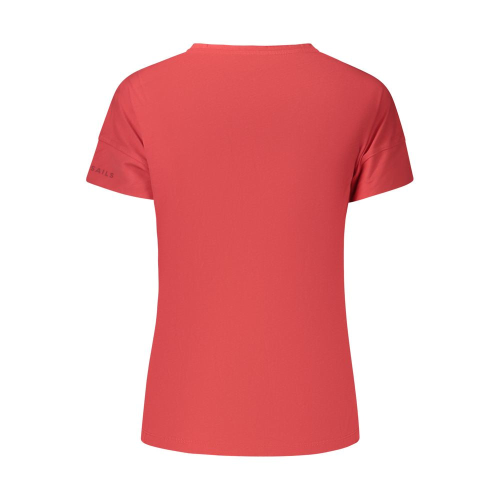 North Sails Red Cotton Women's T-Shirt - Bold Style