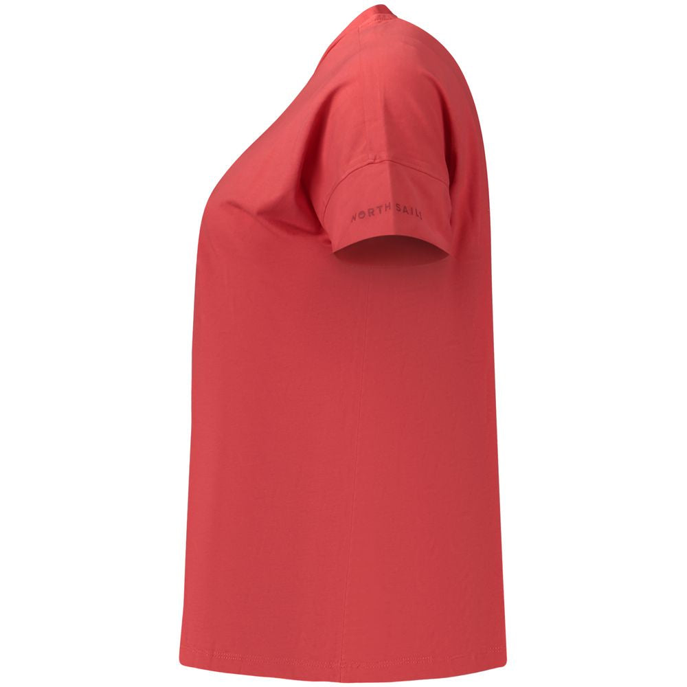 North Sails Red Cotton Women's T-Shirt - Bold Style